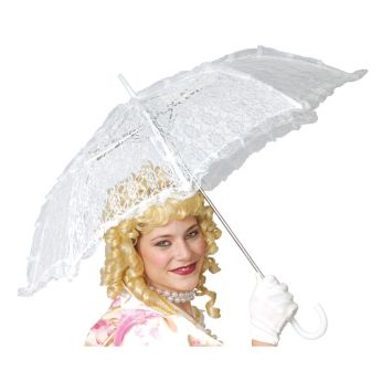 Ombrelle en Dentelle Blanche 70 cm