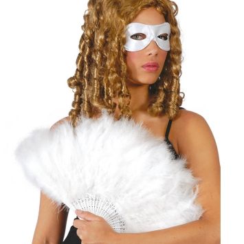 Eventail à Plumes - Blanc
