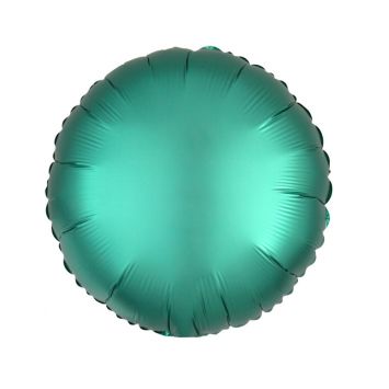 Ballon Hélium Rond Satiné Vert Jade