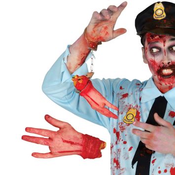 Main coupée avec doigt manquant