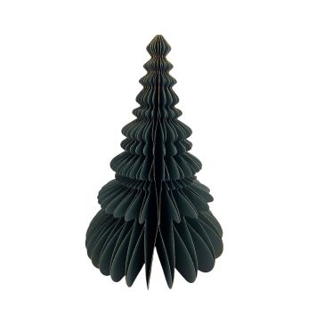 Sapin de Noël en papier à poser - 30 cm - Couleur au choix