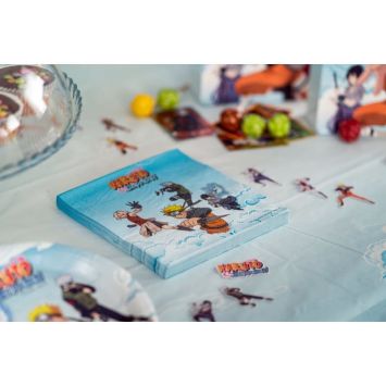 20 serviettes en papier FSC® - 33 x 33 cm - Naruto Shippuden ®