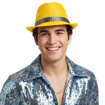 Chapeau Borsalino Funky à liseré - Couleur au choix