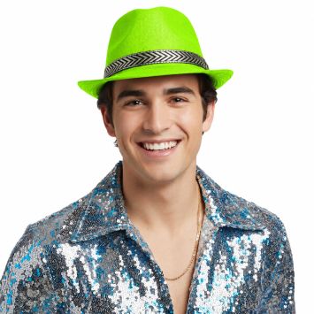 Chapeau Borsalino Funky à liseré - Couleur au choix