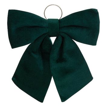 Nœud de Noël en velours XXL - 70 x 67 cm - Couleur au choix