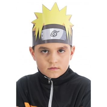 8 coiffes en carton - Naruto Uzumaki / Kakashi Hatake - Naruto Shippuden ®