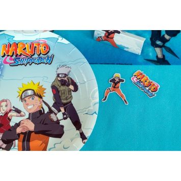 24 confettis en papier - 3,5 cm - Naruto Shippuden ®