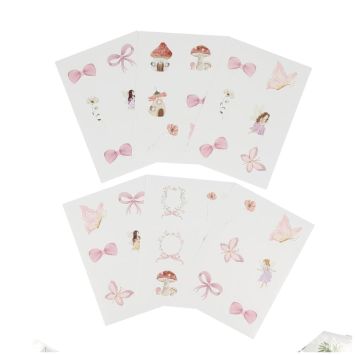 36 stickers en papier - Collection Fairy World