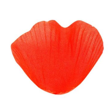 Pétales en Tissu avec Feuilles Orange