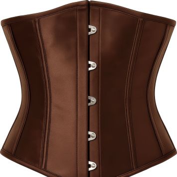 Corset brun pour femme - Taille au choix