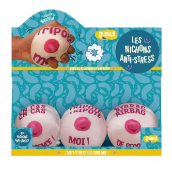Un nichon anti-stress parfait pour un cadeau coquin | jourdefete.com