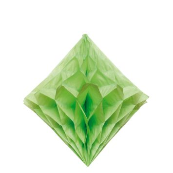 3 Diamants en crépon - Vert