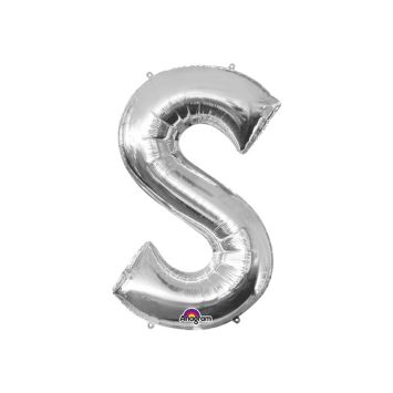 Ballon à air Lettre "S" - Argenté