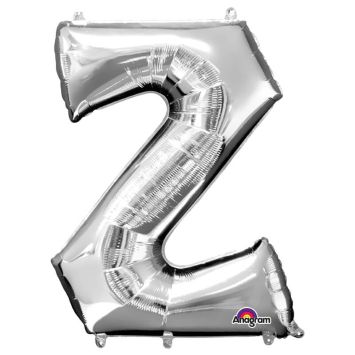 Ballon à air Lettre "Z" - Argenté