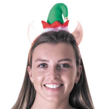 Serre-Tête Adulte - Lutin du Père Noël