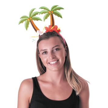 Serre-tête Holidays à palmiers