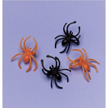 30 Bagues Araignée en Plastique