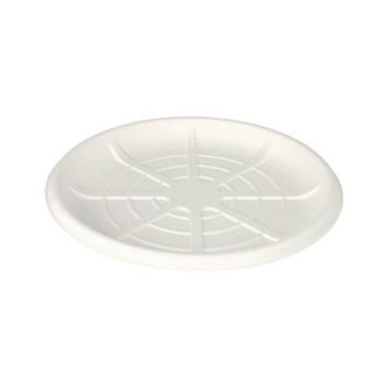 25 plateaux en canne à sucre pure pour fruits de mer - Diamètre 35 cm