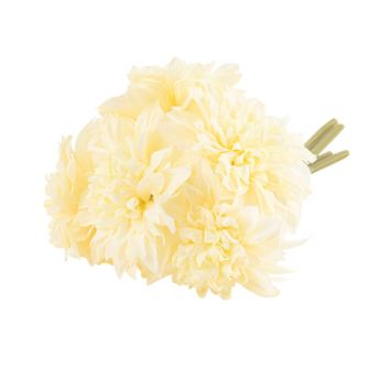 Bouquet de 5 dahlias - 27 cm - Couleur au choix