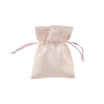 sachet-rose-brillant-ceremonie-dragees | jourdefete.com
