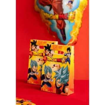 4 sachets en papier - 15,8 x 23,6 cm - Dragon Ball Super ®