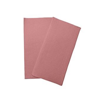 40 serviettes en ouate micro-gaufrées pliées 1/8 FSC® - 38 x 38 cm - Couleur au choix