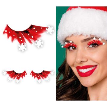 Faux cils de Noël - Couleur au choix