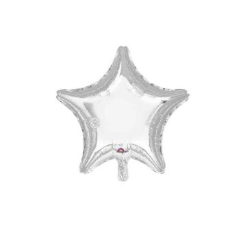 Ballon Hélium Etoile Argent