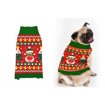 Pull moche de Noël pour chien - Modèle au choix