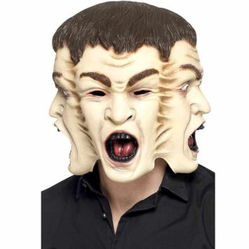 Masque latex triple visage