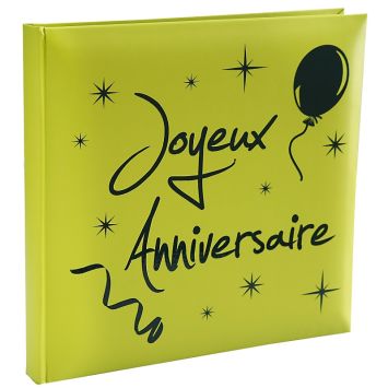 Livre d'Or "Joyeux Anniversaire" - Vert