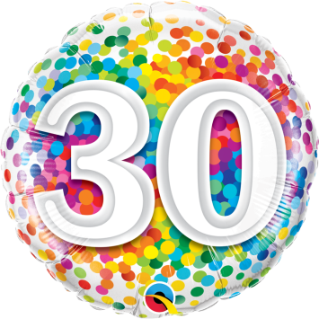 Ballon hélium 30 ans