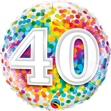 Ballon hélium 40 ans