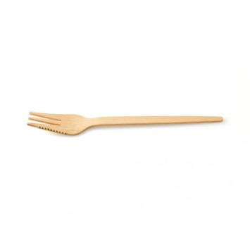 100 Fourchettes à Snack en Bambou - 13,5 cm | jourdefete.com