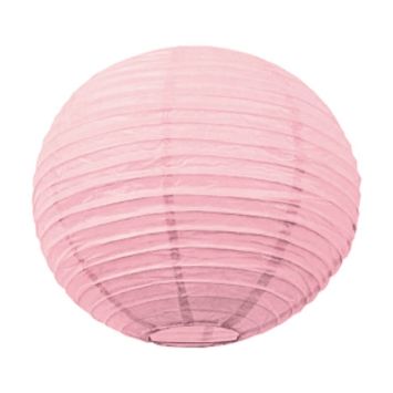 Lanterne japonaise en papier rose vintage - 50 cm