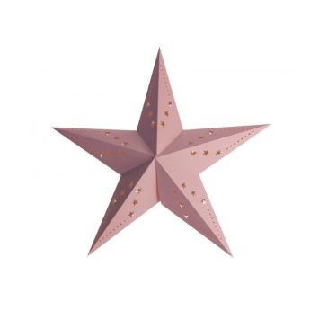 Suspension Etoile Rose - 60 cm