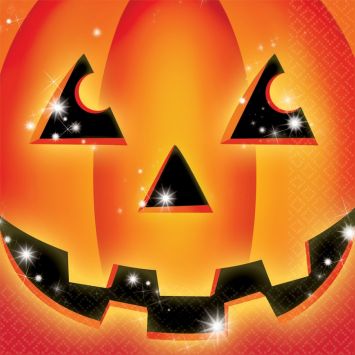 Pack de 16 serviettes - Collection "Pumpkin"