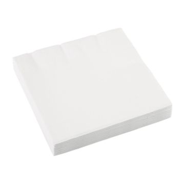 Sachet de 20 serviettes - Blanc
