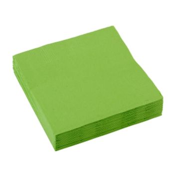 Sachet de 20 serviettes - Vert Kiwi