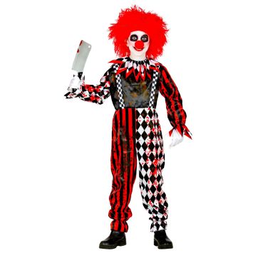 Déguisement de Clown de l'Horreur pour Enfant face avant