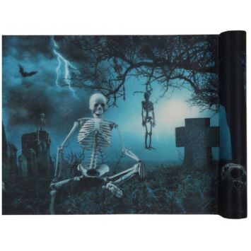  Chemin de Table Halloween "Hanté"