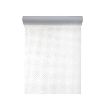 Chemin de Table "Plumetis" - Blanc