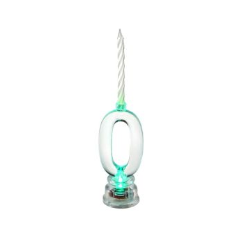 Bougie Led Chiffre 0
