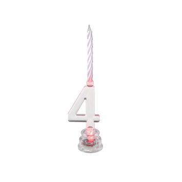 Bougie Led Chiffre 4
