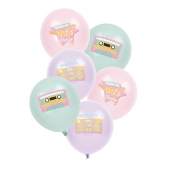 Des ballons colorés des années 90 | jourdefete.com