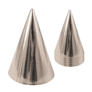 6 chapeaux pointus en carton - Couleur au choix