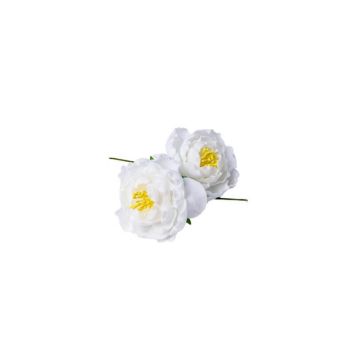 Tombez sous le charme de ce lot de 2 pivoines blanches afin de décorer votre table | jourdefete.com
