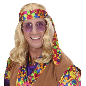 perruque hippie blonde