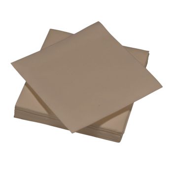 25 serviettes en voie sèche - 40 x 40 cm - Couleur au choix