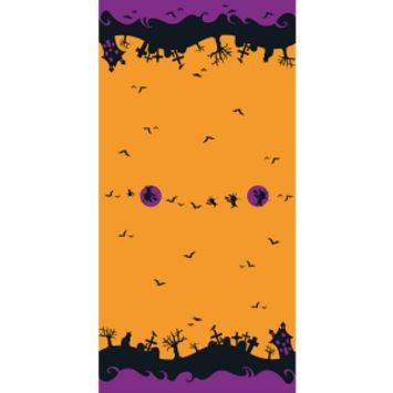 Rouleau de Nappe Damassé  - Sorcière et Cimetière - 6 M